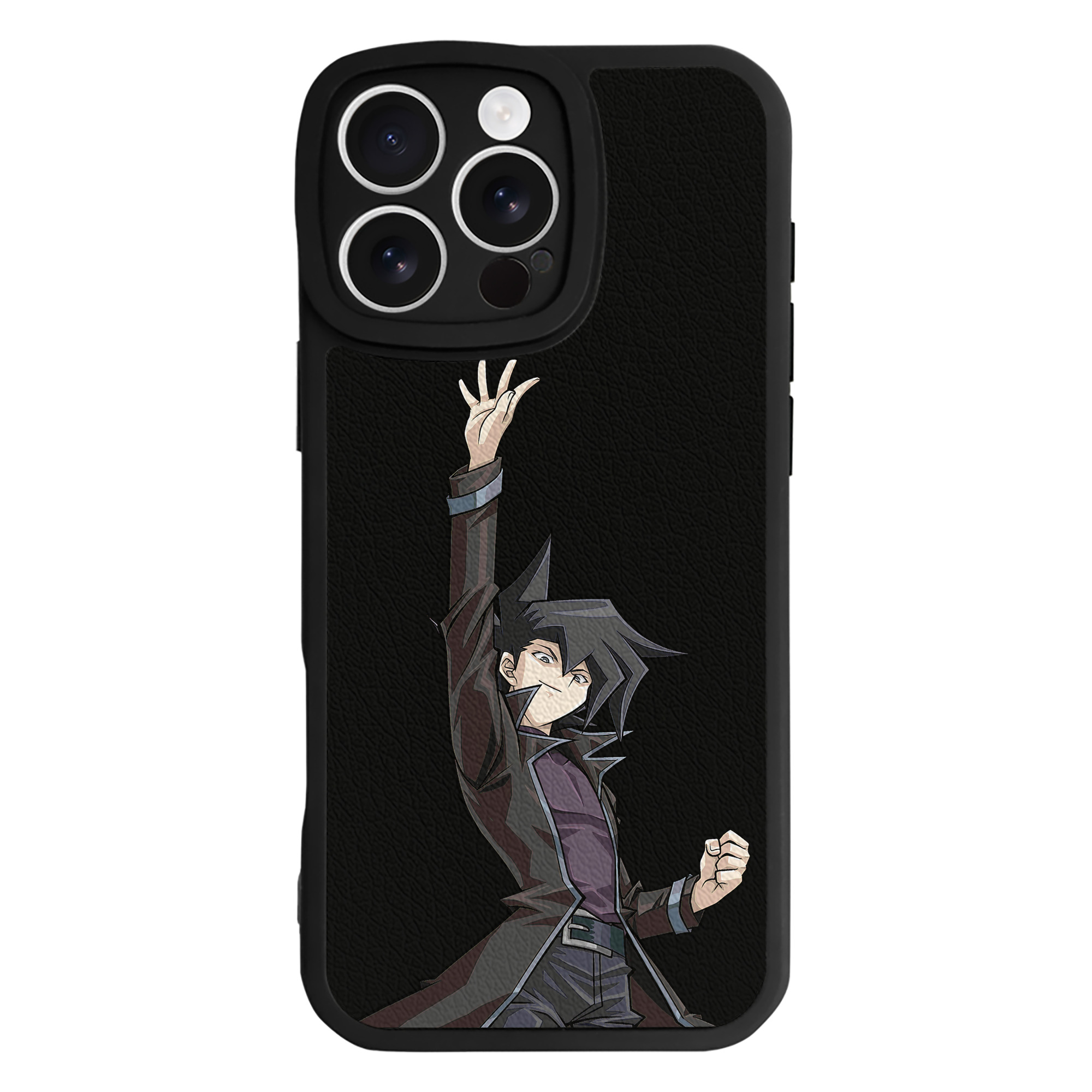 遊☆戯☆王 Yu-Gi-Oh! 【iPhone 16シリーズ対応】シリコンスマホケース（レザー調） 材質：シリコン